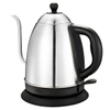 1.5L鹅颈电热水壶倒茶水壶，用于咖啡和茶不锈钢茶壶