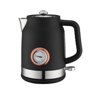 1.7L复古风格电热水壶，用于茶和咖啡